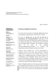 Einladung zur Mitgliederversammlung  - Europäisches ...