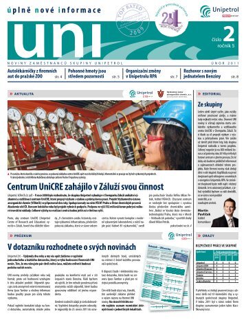 UNI noviny č. 2/2011 - Unipetrol