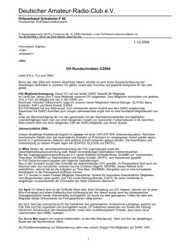 Rundschreiben 2/2004 - Ortsverband Griesheim F42