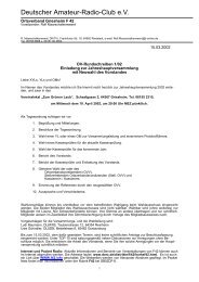 Deutscher Amateur-Radio-Club e.V. - Ortsverband Griesheim F42