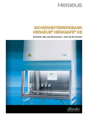 SICHERHEITSWERKBANK HERAEUS® HERASAFE ... - Windaus