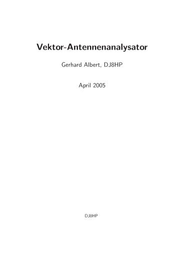 Vektor-Antennenanalysator