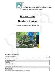 Das Outdoor Konzept - Besondere Kinder - besondere Wege