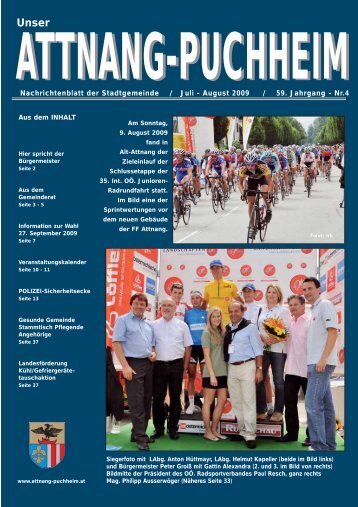 Ausgabe Juli-August 2009 - Attnang-Puchheim
