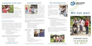 unserem Info-Flyer - Lebenshilfe Schweinfurt