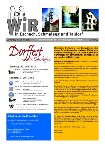 WIR KW 26/2012 - Stadt Ravensburg | Startseite