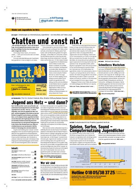 Net.report Chatten Und Sonst Nix? - Stiftung Digitale Chancen