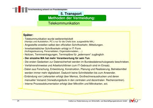 Methoden der Vermeidung