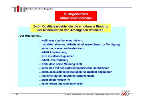 Methoden der Vermeidung