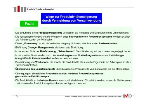 Methoden der Vermeidung