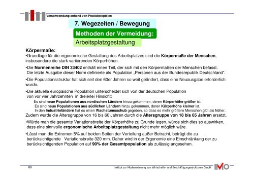 Methoden der Vermeidung