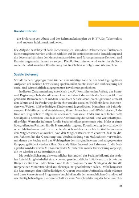 Soziale Sicherung in Entwicklungs - Deutsche Gesellschaft für ...