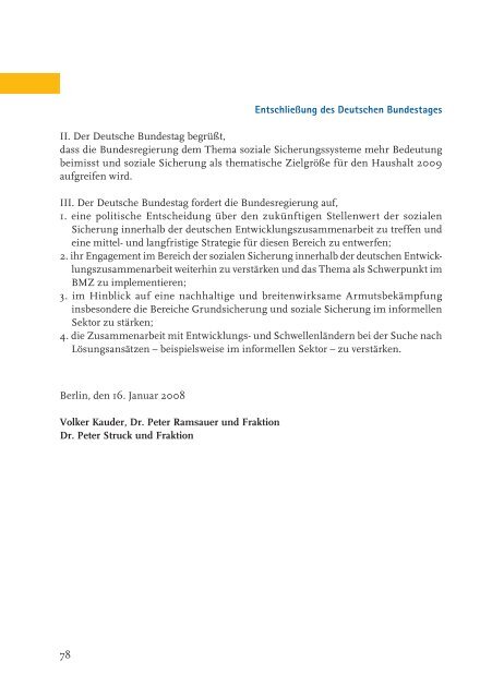 Soziale Sicherung in Entwicklungs - Deutsche Gesellschaft für ...