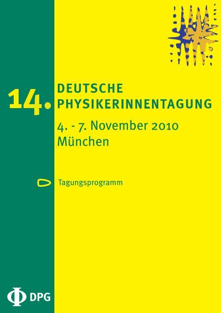 Programmheft - Physikerinnentagung