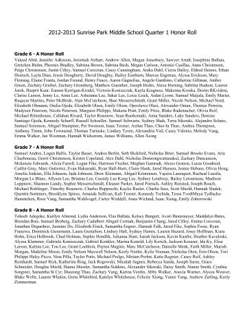 Quarter 1 - White Bear Lake Area Schools