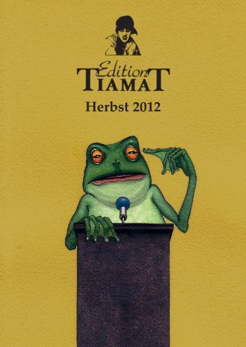 Vorschau Herbst 2012 - Edition Tiamat