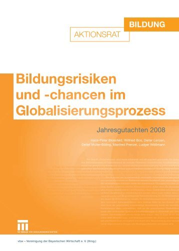 Jahresgutachten 2008 - Aktionsrat Bildung