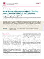 Heart failure with preserved ejection fraction - European Heart Journal