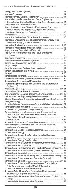 Faculty Expertise Guide - College of Engineering - Virginia Tech