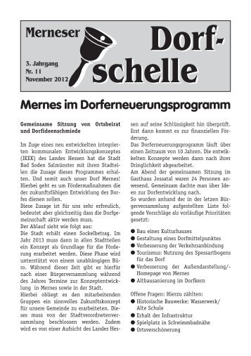 Ausgabe November 2012 - Mernes