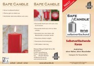 Safe Candle Safe Candle - EC Fischer