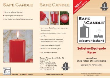 Safe Candle Safe Candle - EC Fischer