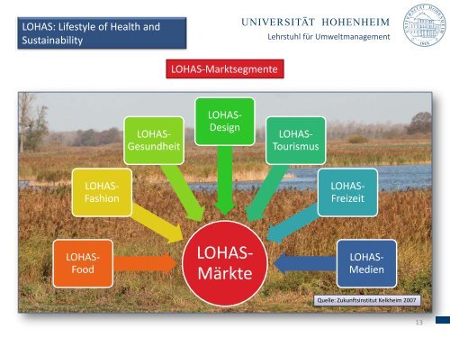 Megatrend Nachhaltigkeit - Lehrstuhl für Umweltmanagement an ...