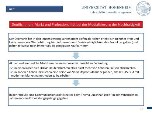 Megatrend Nachhaltigkeit - Lehrstuhl für Umweltmanagement an ...