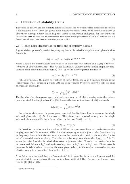 Stability of the Master Oscillator for FLASH at DESY