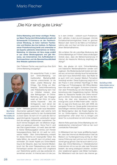 eNVenta-Magazin Nr.3 - Nissen & Velten Software GmbH
