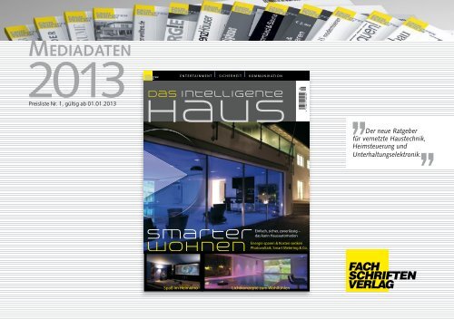 Das intelligente Haus 2013 (PDF) - Fachschriften-Verlag