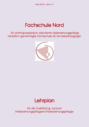 lehrplantext - Fachschule Nord in Kiel