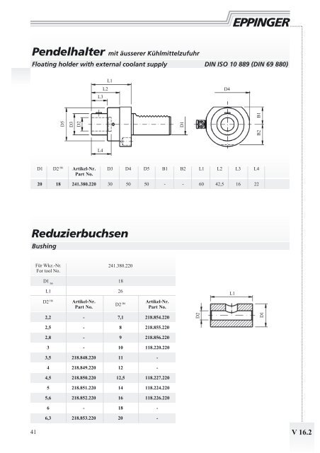 DIN 69 880 - ESA Eppinger GmbH