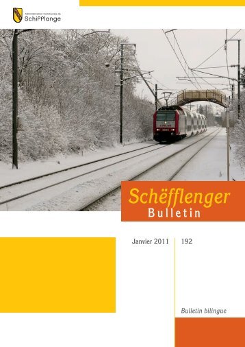 Schëfflenger Bulletin | 192 | Janvier 2011 - Schifflange