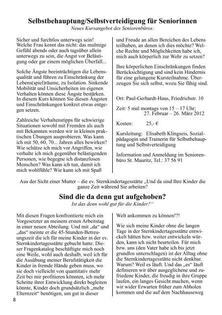 Gemeindebrief 2011 - Erlöser-Kirchengemeinde Münster