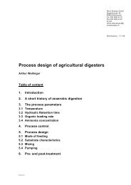 Process design of agricultural digesters - nifty