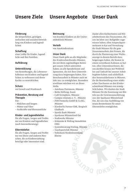 Jahresbericht 2011 (PDF/3 MB) - Kinderschutzbund