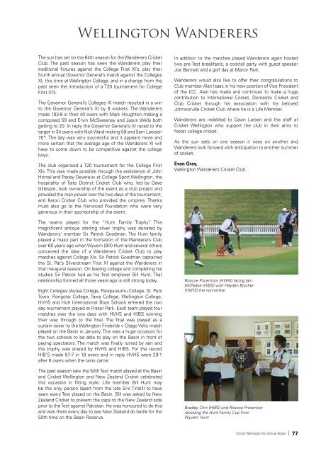 to download - Part 2 - Wellington Cricket