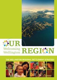The Wellington Regional Settlement Strategy - Settlement Support