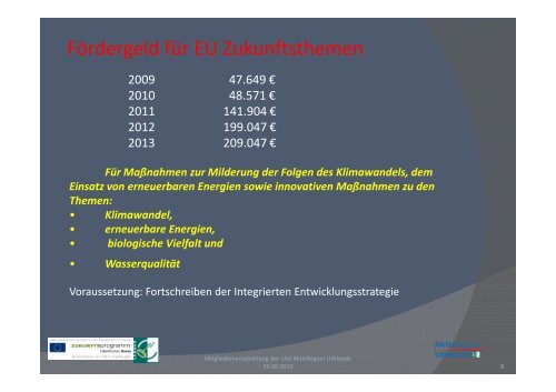 Schwerpunkt - Aktivregion Uthlande