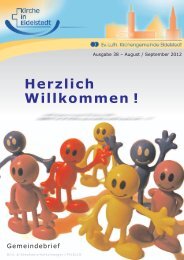 Herzlich Willkommen ! - Ev.-Luth. Kirchengemeinde Eidelstedt