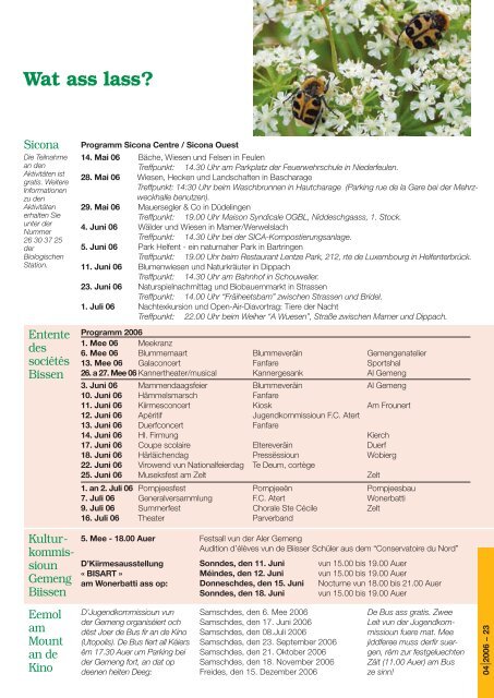 Gemengeblad Biissen - Administration-Communale-de-Bissen