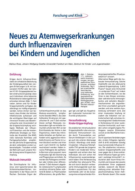 Aus den AGs - Gesellschaft für Pädiatrische Pneumologie