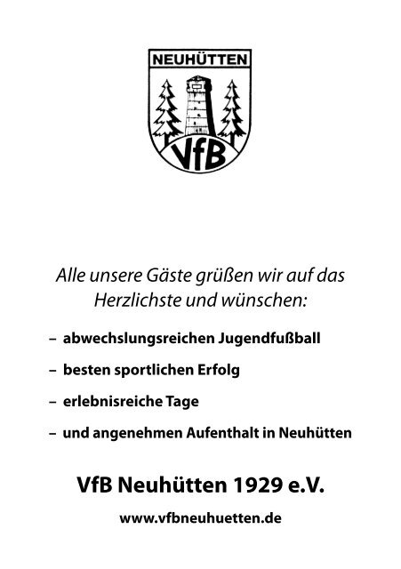 Pokal- und Ball-Spenden für Pfingsten 2012 - VfB Neuhütten