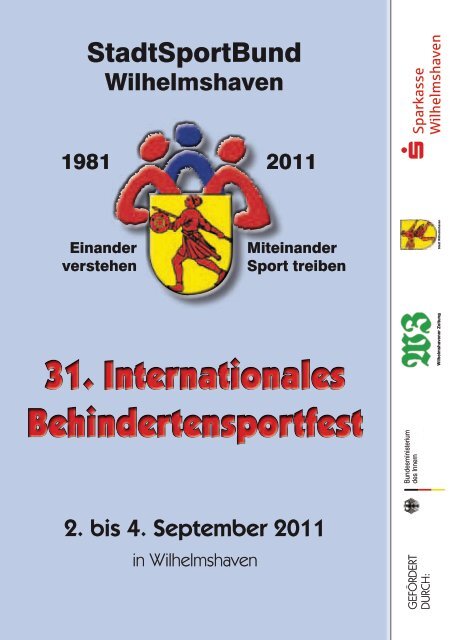 Programmheft | 2011 - Behindertensportfest