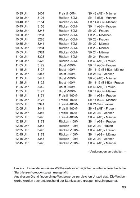 Programmheft | 2011 - Behindertensportfest