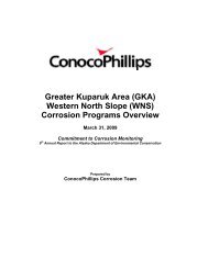 Greater Kuparuk Area (GKA) Western North Slope - Alaska ...