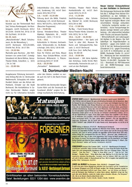 Huckarde diskutierte - Dortmunder & Schwerter Stadtmagazine