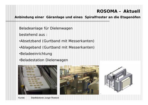 Bäckereitechnik - ROSOMA