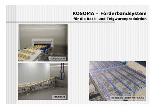 Bäckereitechnik - ROSOMA